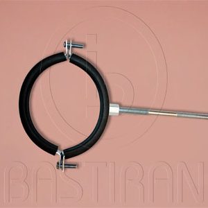 بست لوله دو پیچ با عایق حرارتی و برودتی و صداگیر Two Screw Pipe Clamp with EPDM Rubber) EPDM)