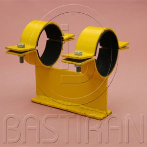 بست دو تکه دوقلو با پایه زیر (Shoe Clamp)