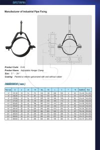 بست آویز رگلاژی (Adjustable Hanger Clamp)